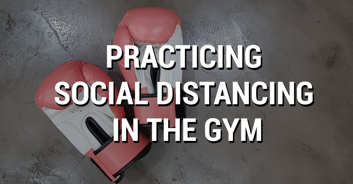 Practicing Social Distancing In The Gym